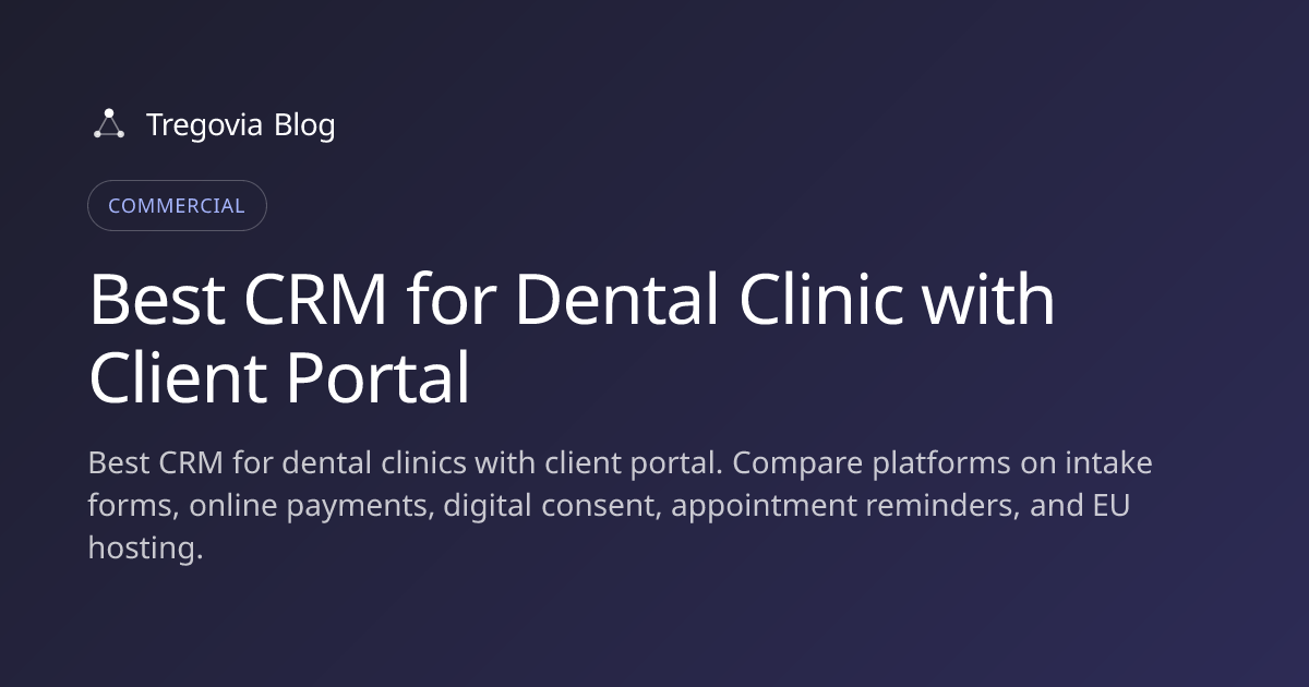 Best CRM for Dental Clinic with Client Portal