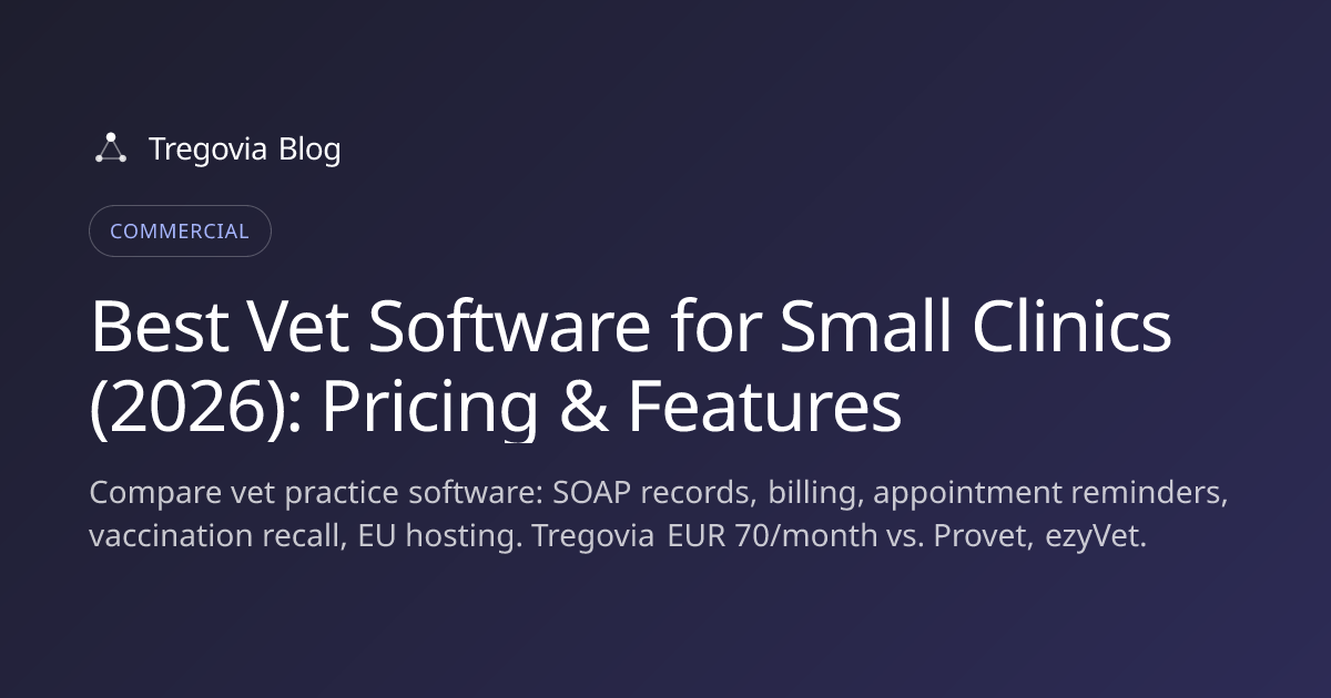 Best Vet Software for Small Clinics (2026): Pricing & Features