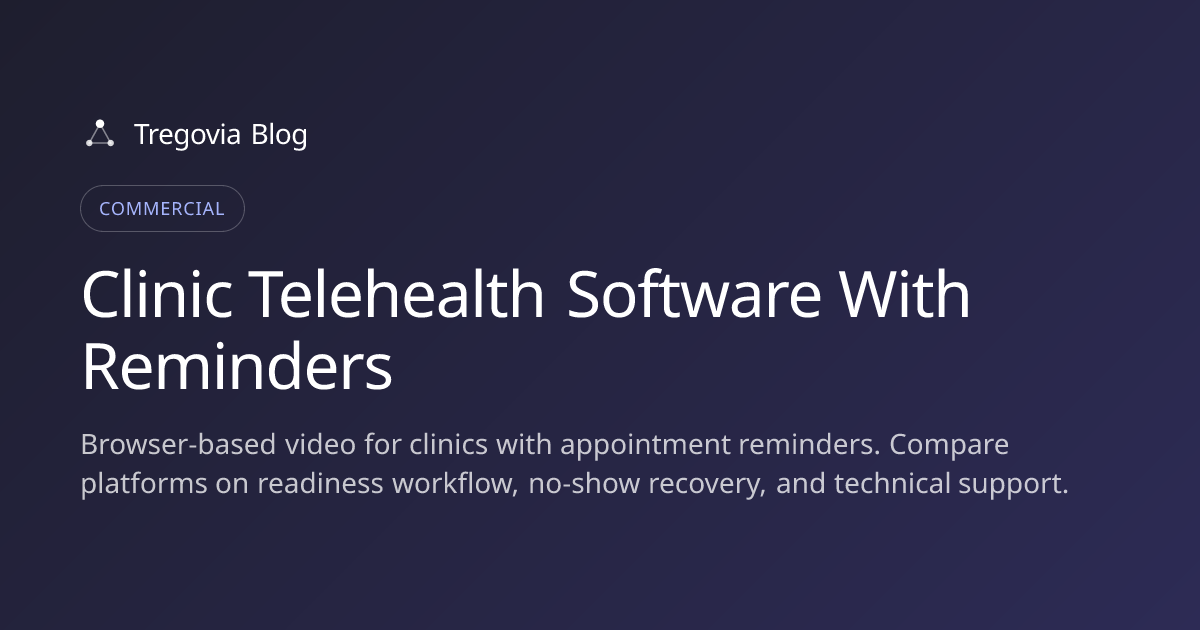 Clinic Telehealth Software With Reminders