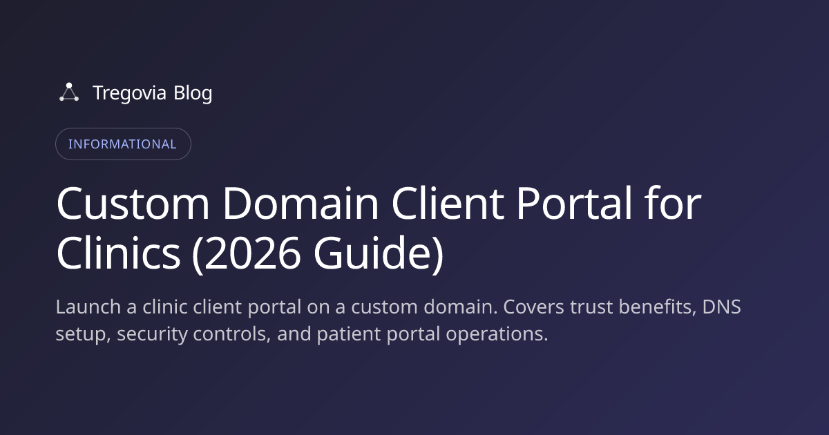 Custom Domain Client Portal for Clinics (2026 Guide)