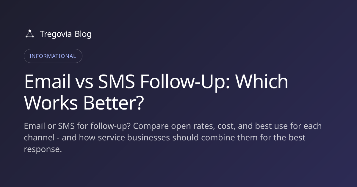 Email vs SMS Follow-Up: Which Works Better?