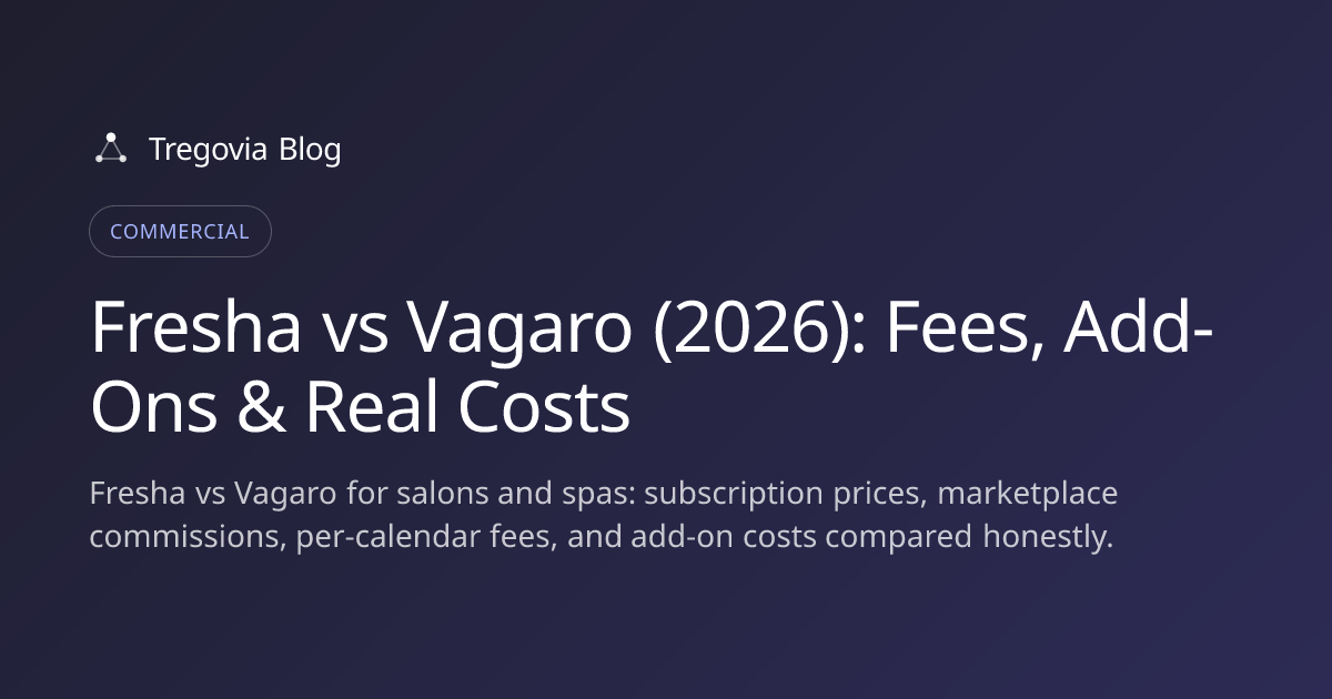 Fresha vs Vagaro (2026): Fees, Add-Ons & Real Costs