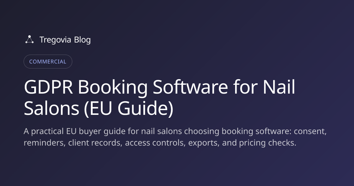 GDPR Booking Software for Nail Salons (EU Guide)