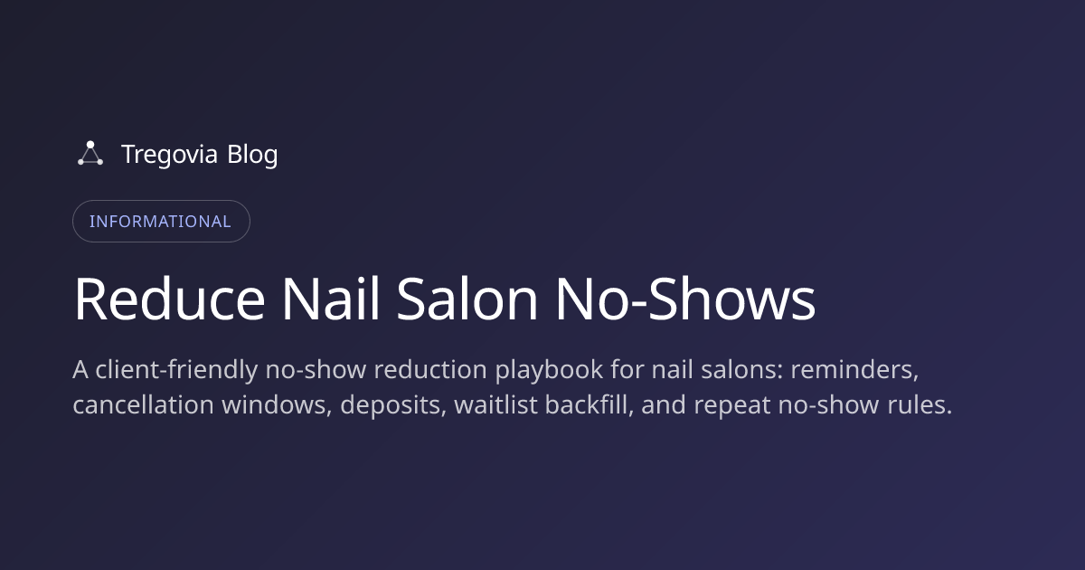 Reduce Nail Salon No-Shows
