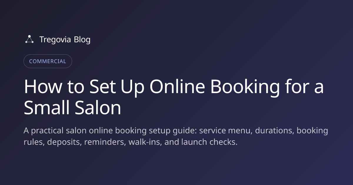 How to Set Up Online Booking for a Small Salon