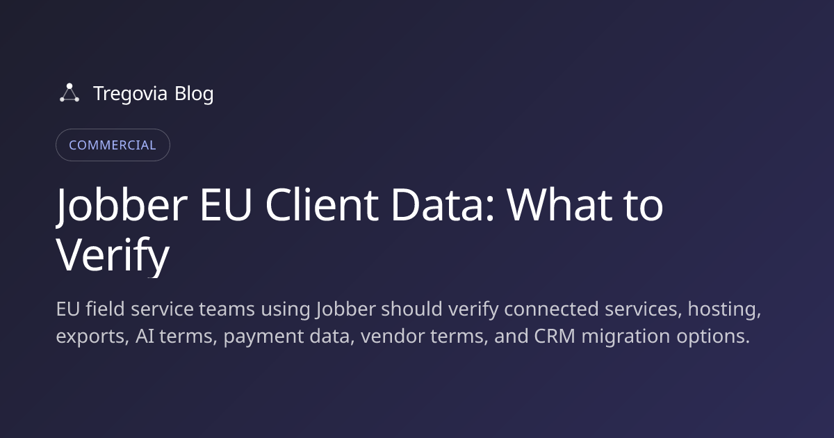 Jobber EU Client Data: What to Verify