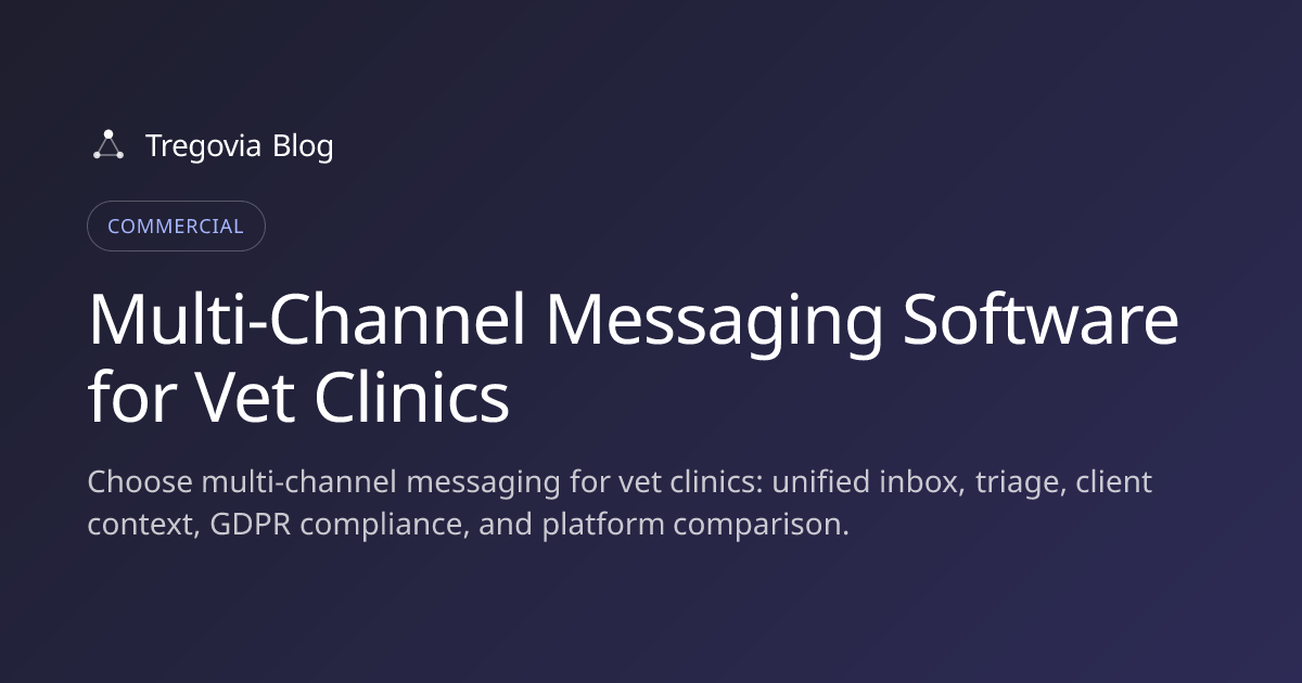 Multi-Channel Messaging Software for Vet Clinics