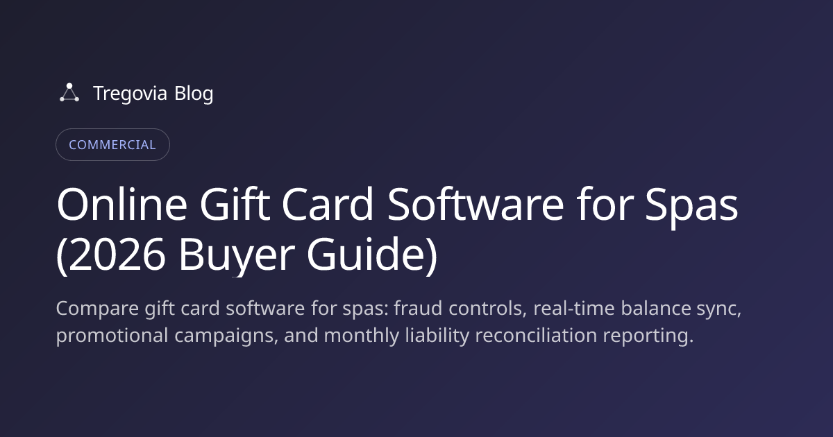 Online Gift Card Software for Spas (2026 Buyer Guide)