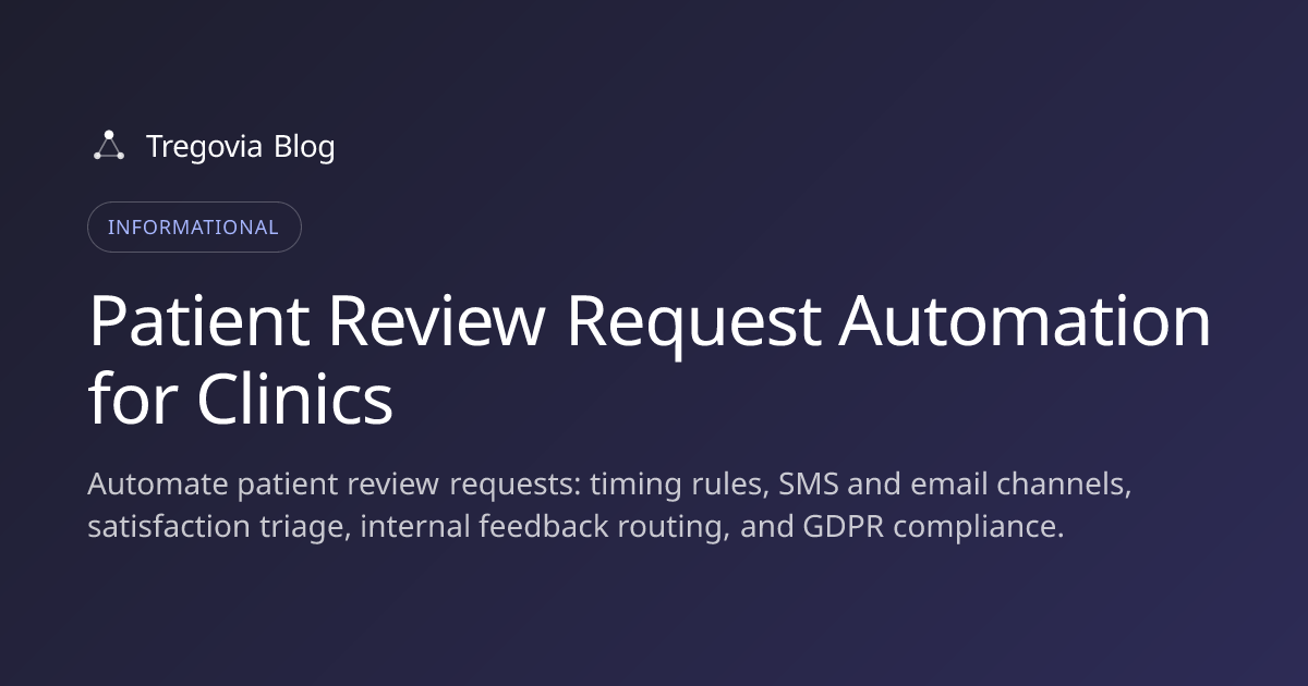 Patient Review Request Automation for Clinics