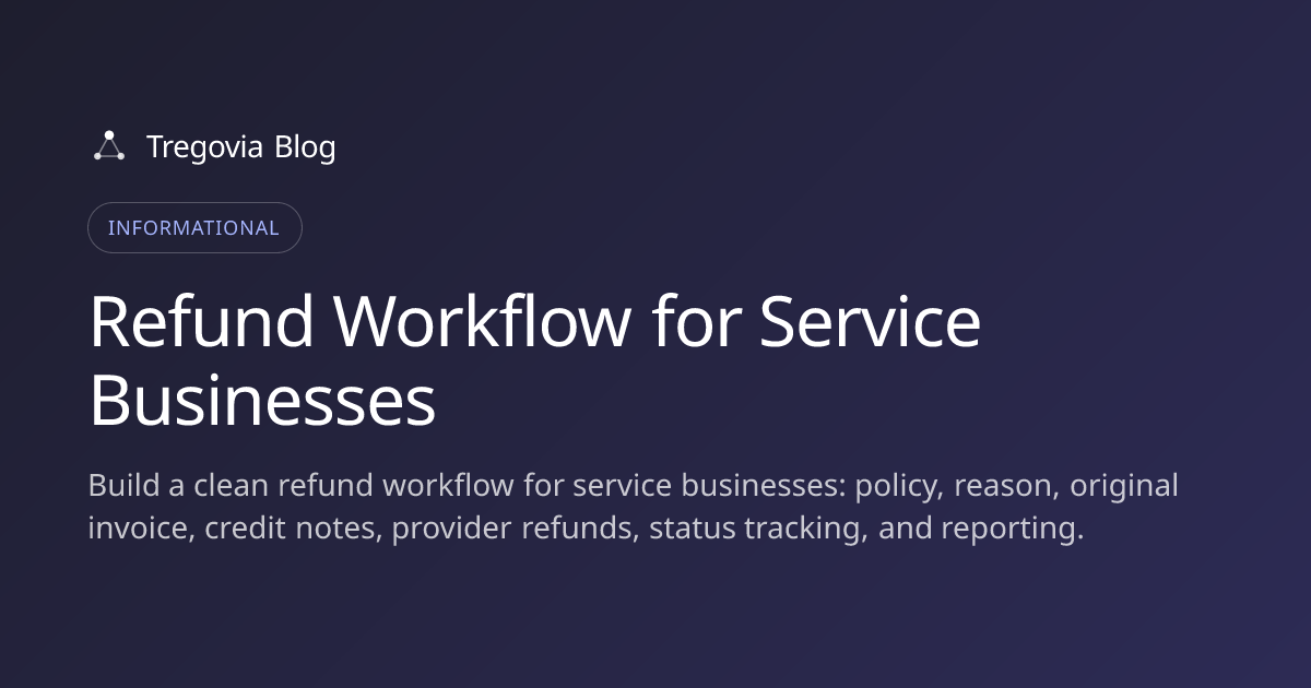Refund Workflow for Service Businesses