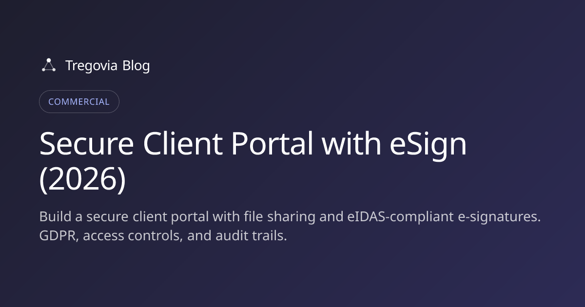 Secure Client Portal with eSign (2026)