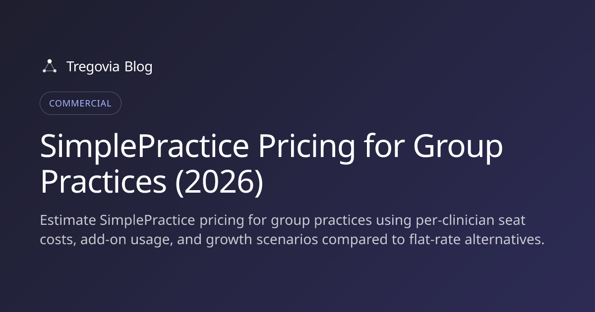 SimplePractice Pricing for Group Practices (2026)
