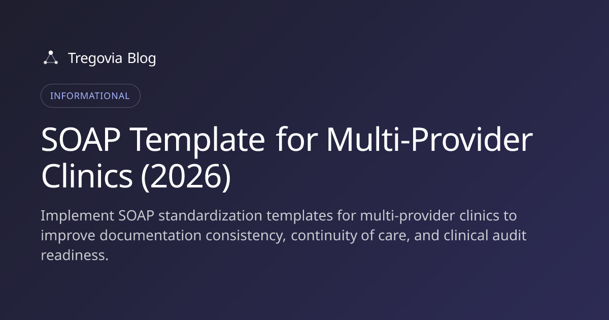 SOAP Template for Multi-Provider Clinics (2026)