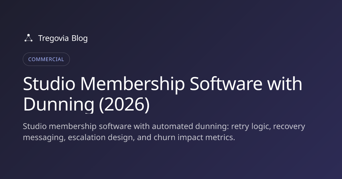 Studio Membership Software with Dunning (2026)