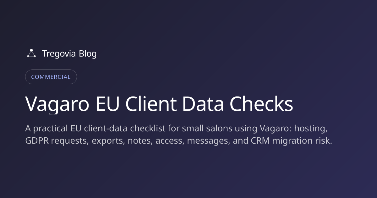 Vagaro EU Client Data Checks