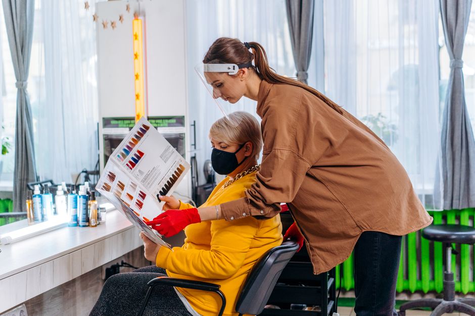 Hair salon appointment workflow